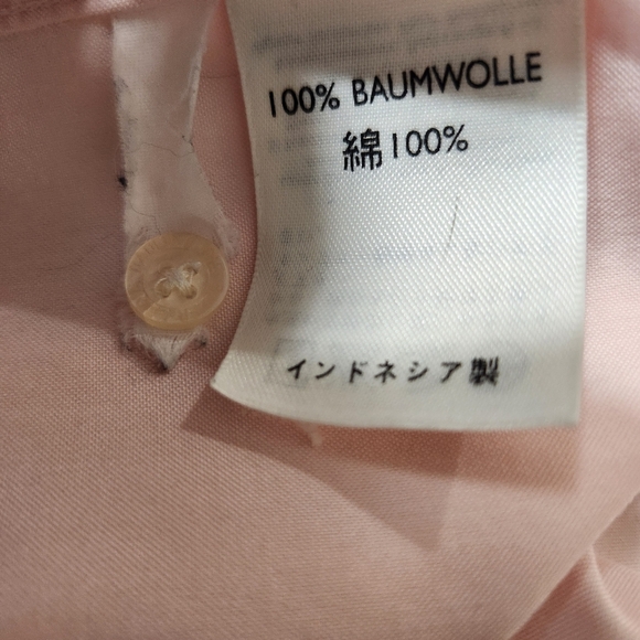 Eddie Bauer Womens |XL| Pastel Pink Wrinkle Resistant LS V-neck Button Up Shirt - Picture 6 of 7